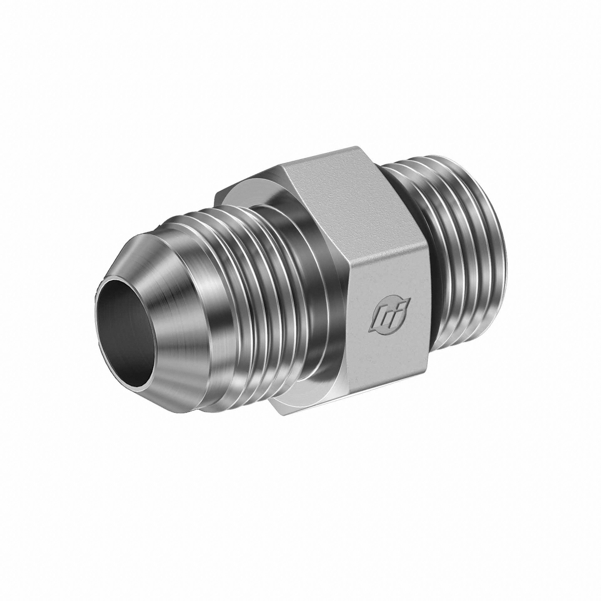 Hydraulic Adapter - 452XK0|6400-12-08-O-SS - Grainger