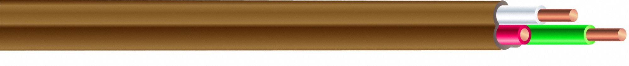 Thermostat Wire: 18 AWG Conductor Size, 3 Conductors, 50 ft Overall Lg, 150 V Volt, CL2/CM