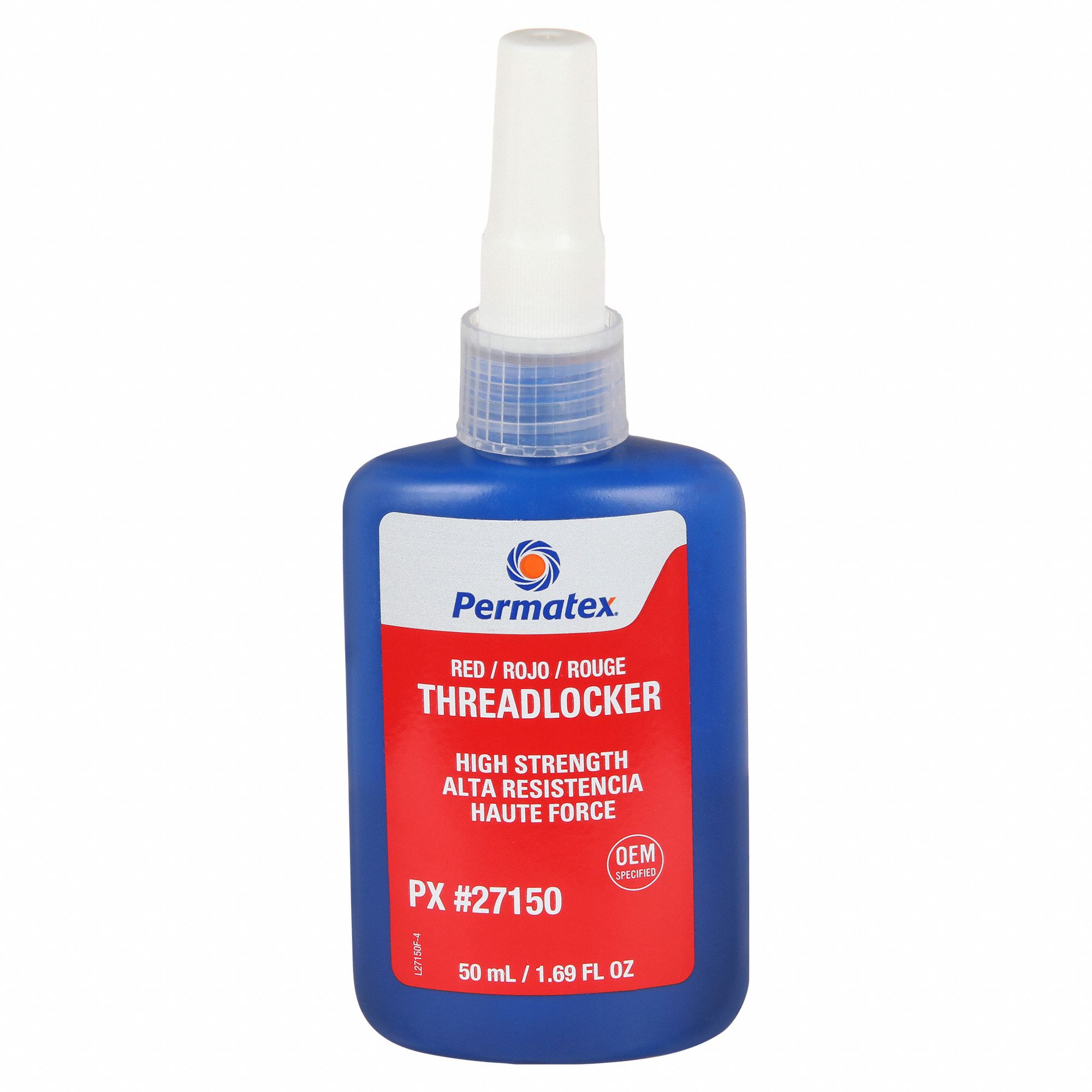 PERMATEX, Red, HighTemp Resistant, Threadlocker 641N6727150 Grainger