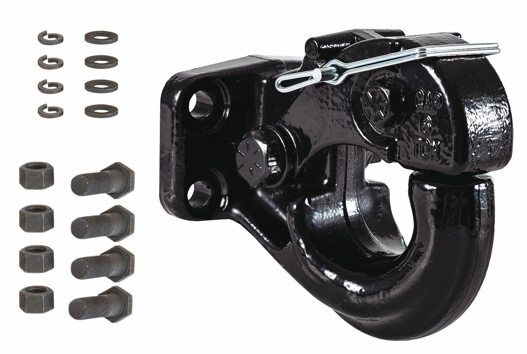 BUYERS PRODUCTS Pintle Hook 12,000 lb Gross Trailer Wt Capacity, 2,400