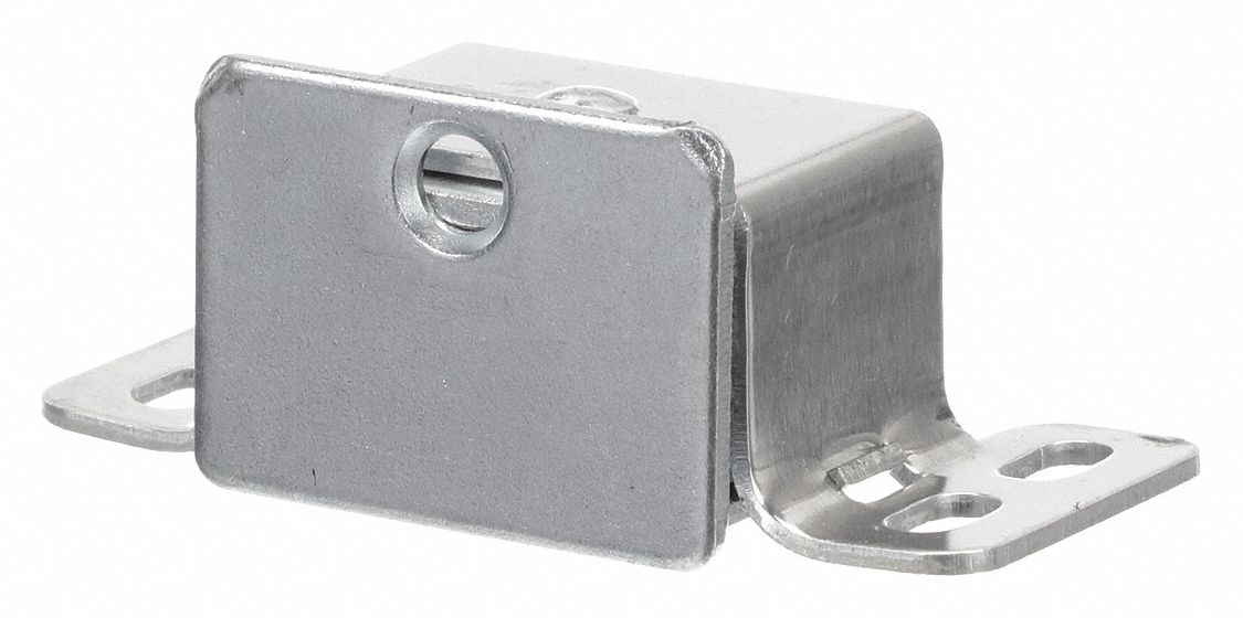 Double Magnet Cabinet Catch, Aluminum