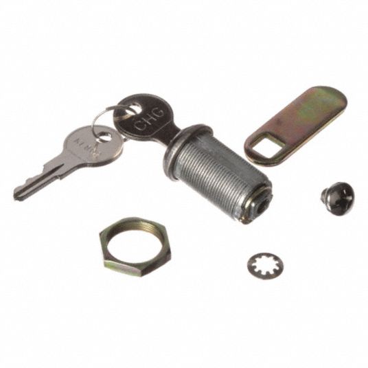 COMPONENT HARDWARE, P30-4770, Cam Lock,Keyed Alike,1-1/8