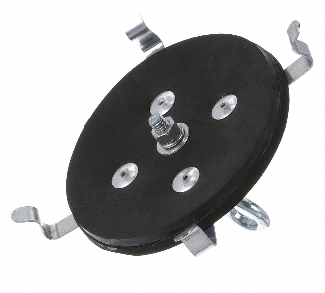 Black Rubber Exhaust Fan Access Plug