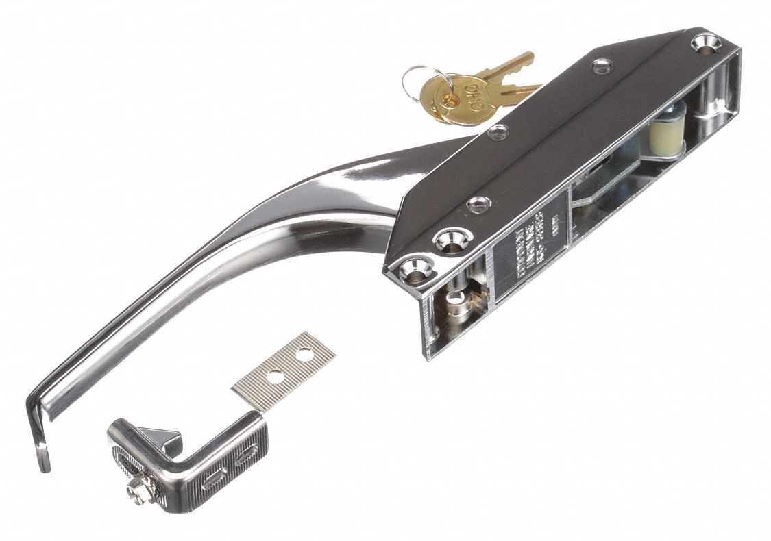 COMPONENT HARDWARE, CP Die Cast Mechanical Latch With Offset 642Y54