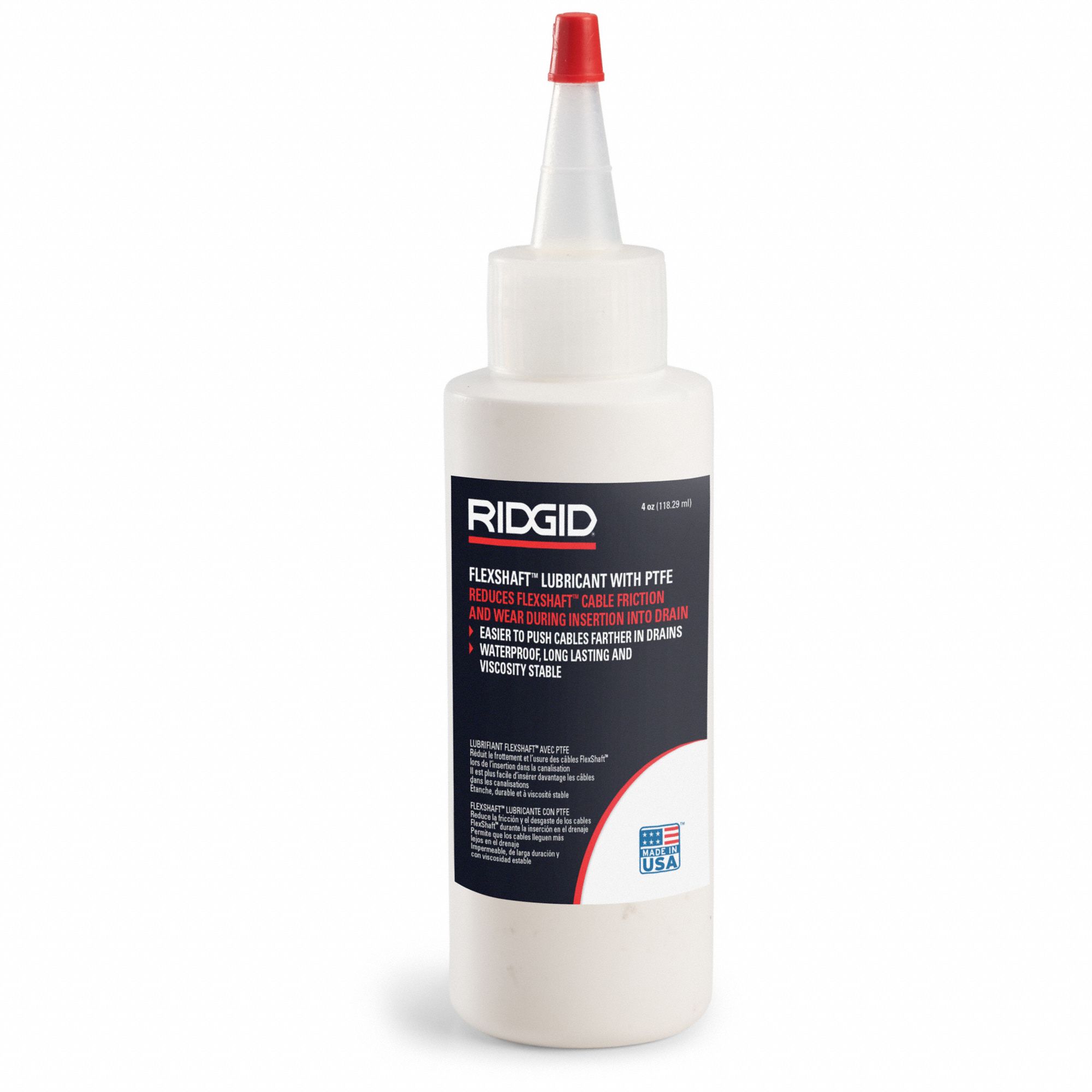 RIDGID, Use With RIDGID FlexShaft, Lubricant, Drain Cleaner Accessory