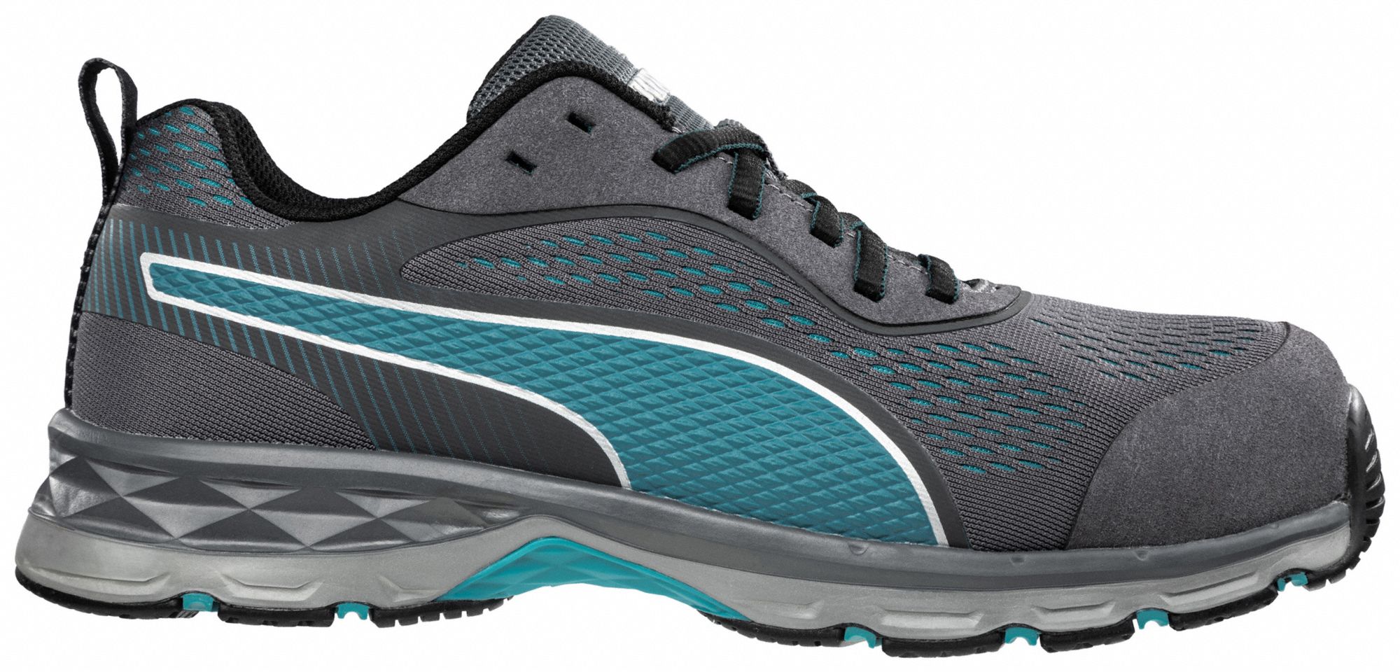 PUMA SAFETY SHOES, Best SlipResist/HeatResistant, M, Athletic Shoe 795FL66439057.5M Grainger