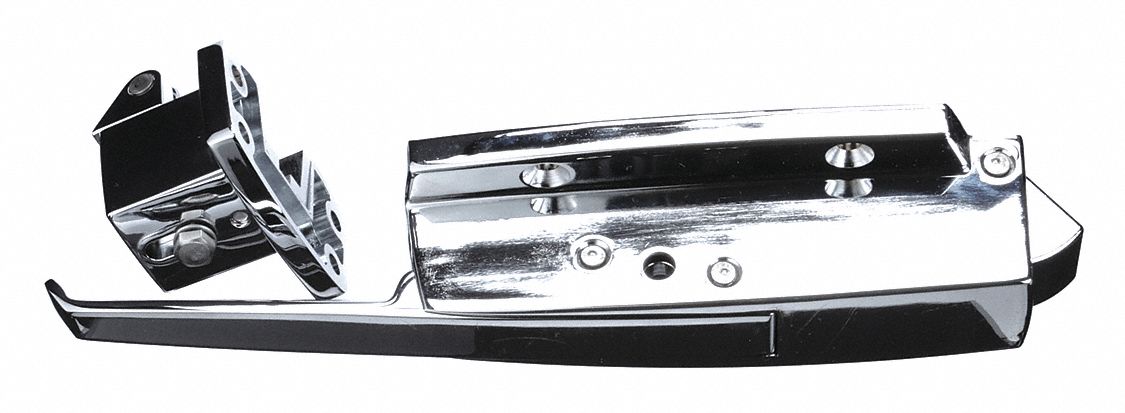 Offset Polished CP HD Walk-In Door Latch