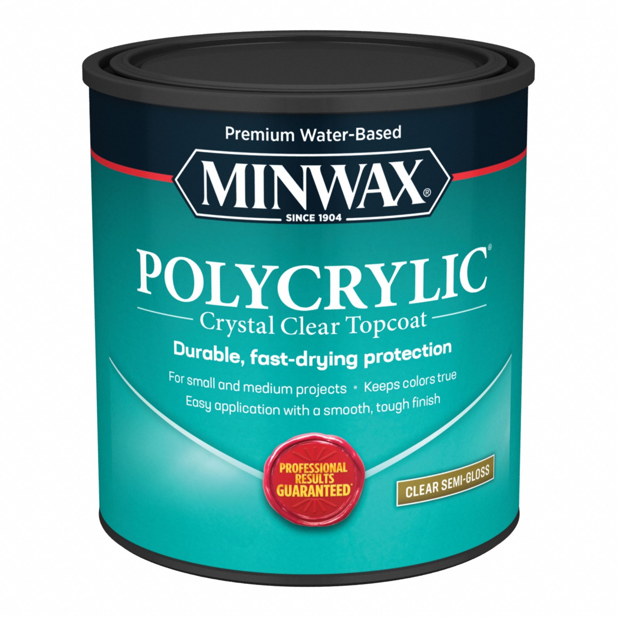 Finish: Varnish, Interior, Water, 32 fl oz Container Size, Wood, Semi-Gloss, Clear, Clear