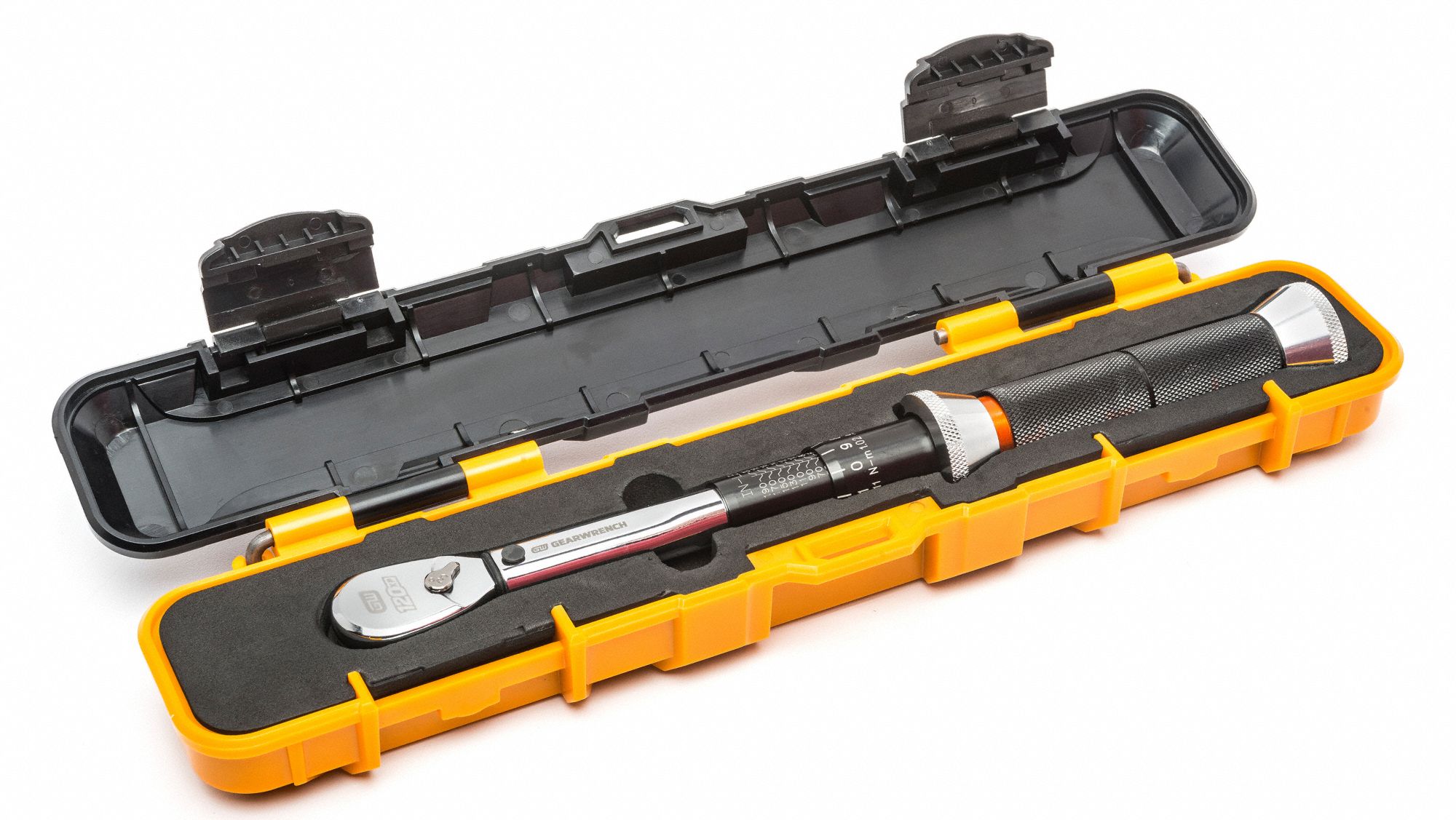 GEARWRENCH Micrometer Torque Wrench InchPound/NewtonMeter, 1/4 in Drive Size, 11 in Overall