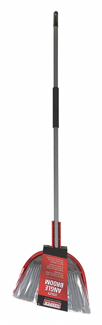 Angle Broom with Dust Pan 48 Metal Hndl