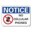 Notice: No Cellular Phones Signs