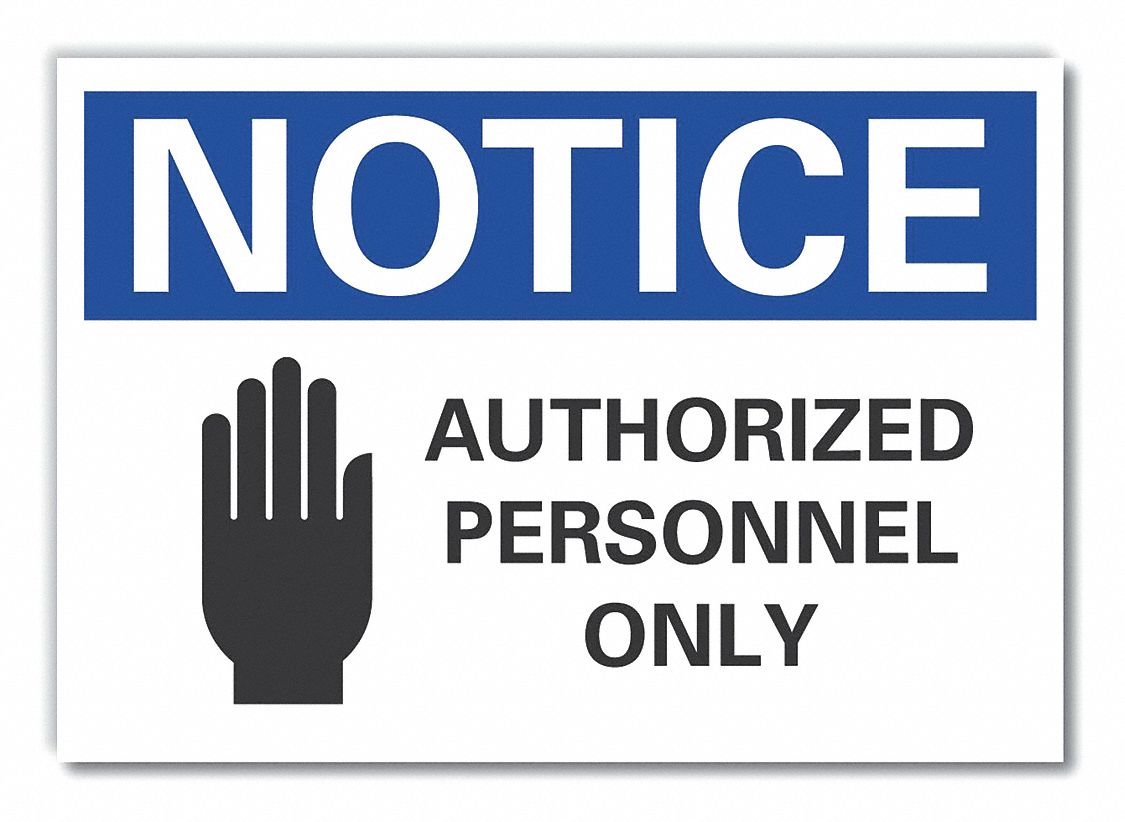 NonPVC Polymer, Adhesive Sign Mounting, Notice Sign 455G74LCU50052