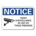 Notice: Video Surveillance In Use On These Premises Signs