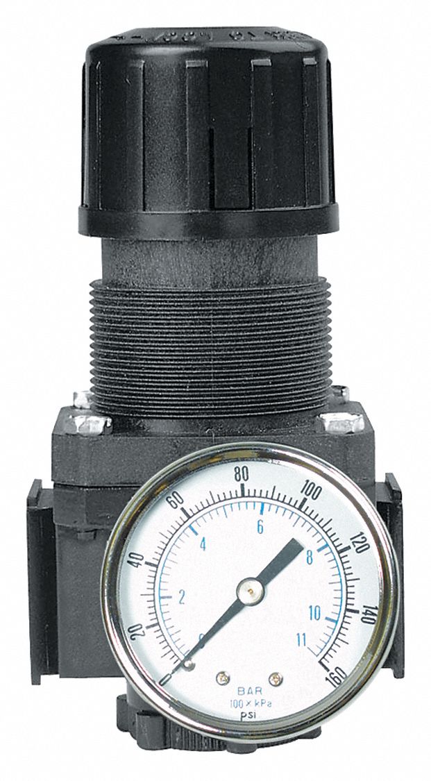 Mid Flow Regulator, 3 Pos Knob, 1"