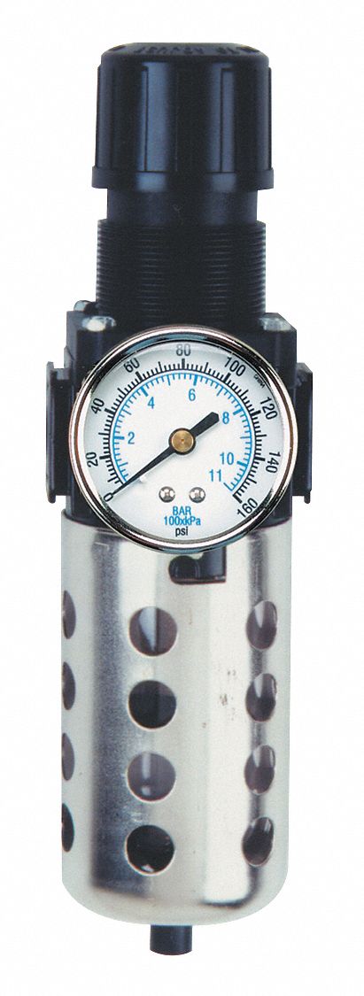 Filter/Regulator, Poly Bowl, 1/2"