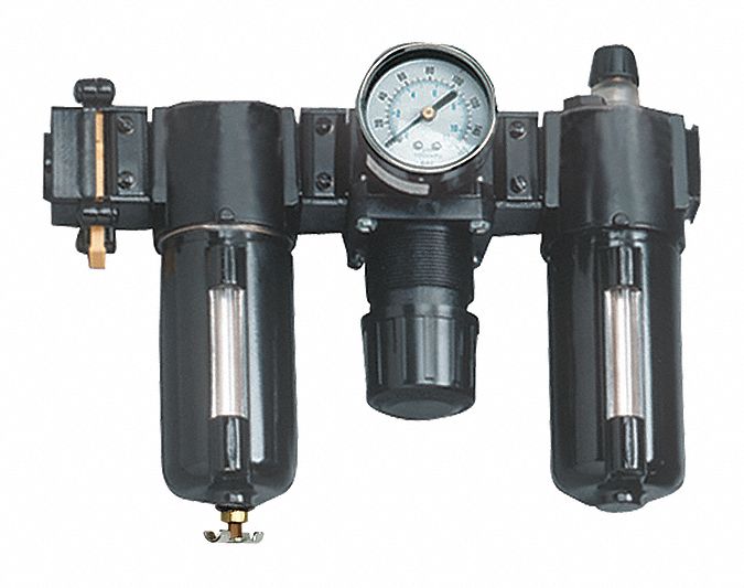 Modular Filter/Regulator/Lube Combo, 1/2"