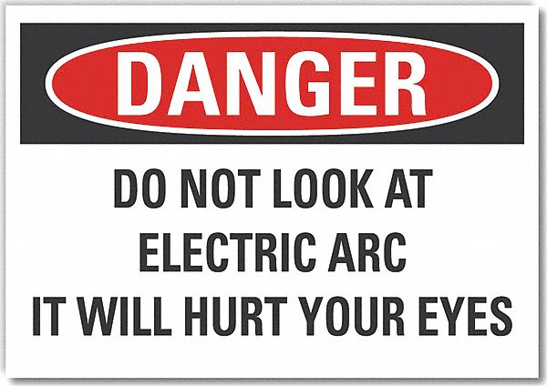 Danger Sign, 10in x 14in, Non-PVC Polymer