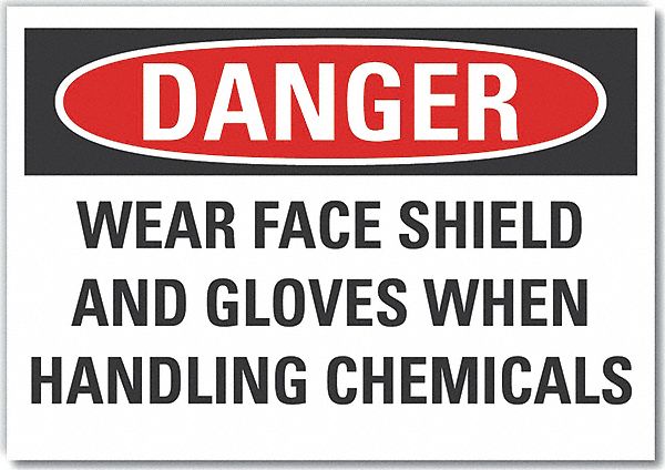  Eye & Hand  Danger Reflective Label: Reflective Sheeting, Adhesive Sign Mounting, Engineer Grade