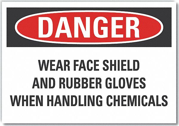  Eye & Hand  Danger Reflective Label: Reflective Sheeting, Adhesive Sign Mounting, Engineer Grade