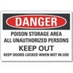 Chemical, Gas, & Hazardous Material Storage Signs - Grainger Industrial ...