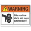 Automatic Equipment Signs - Grainger Industrial Supply