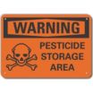 Warning: Pesticide Storage Area Signs