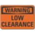 Warning: Low Clearance Signs