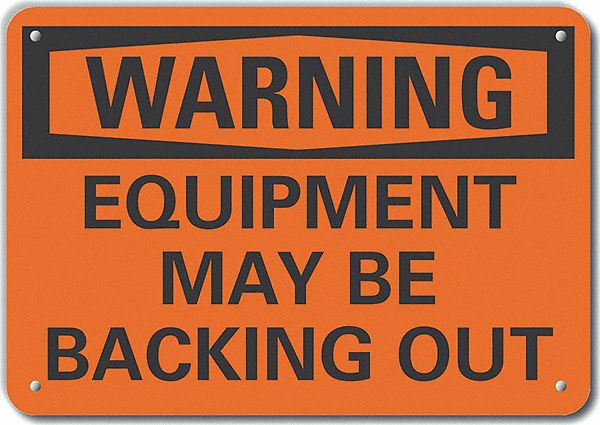 Reflective  Traffic Safety Warning Sign: Aluminum, Mounting Holes Sign Mounting, Engineer Grade