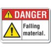 Danger: Falling Material. Signs