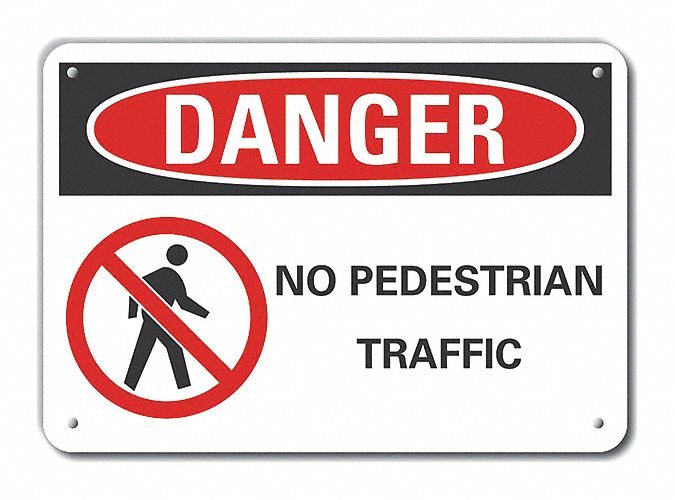 ピュター　トレイ　サインあり Aluminum, Mounting Holes Sign Mounting, Aluminum Pedestrian