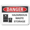 Danger: Hazardous Waste Storage Signs