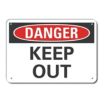 Danger: Keep Out Signs