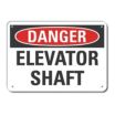 Danger: Elevator Shaft Signs