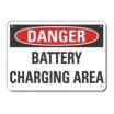 Danger: Battery Charging Area Signs