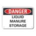 Danger: Liquid Manure Storage Signs