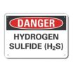Danger: Hydrogen Sulfide (H2S) Signs