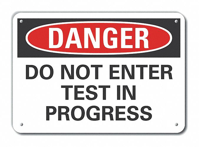 Reflective  Authorized Personnel Danger Sign: Aluminum, Mounting Holes Sign Mounting, Engineer Grade