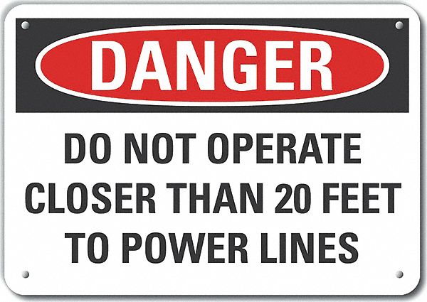 Reflective  Electrical Hazard Danger Sign: Aluminum, Mounting Holes Sign Mounting, Engineer Grade