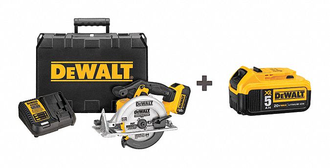 Cordless Circular Saw Kit, 20.0V