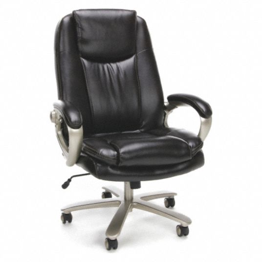 OFM INC Fixed Arm Brown Big and Tall Executive Chair 64ZT04