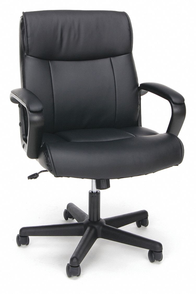 OFM  ESS-6010 Essentials Leather Executive Office Chair With Arms Black for sale online 