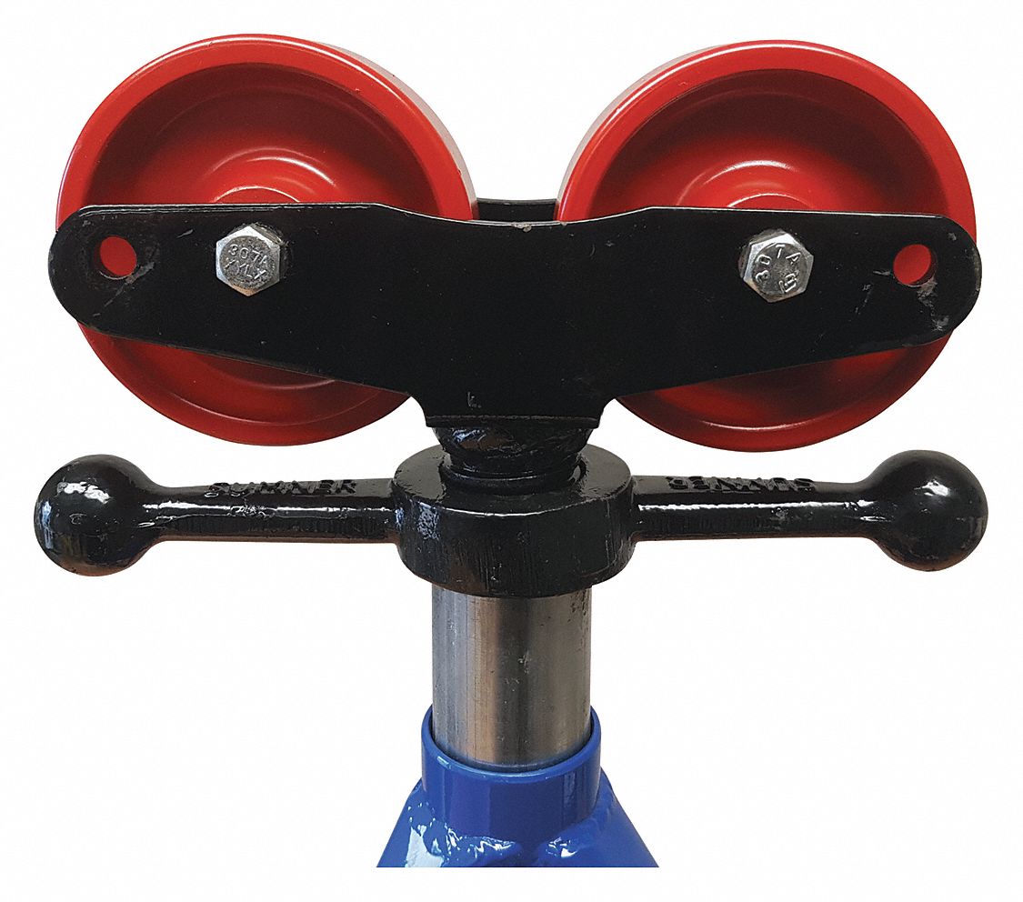 ROLLER HEAD, STEEL WHEEL HEAD, 2000 LB, 1½ TO 24 IN DIA, FOR PIPE/ROUND WELDING