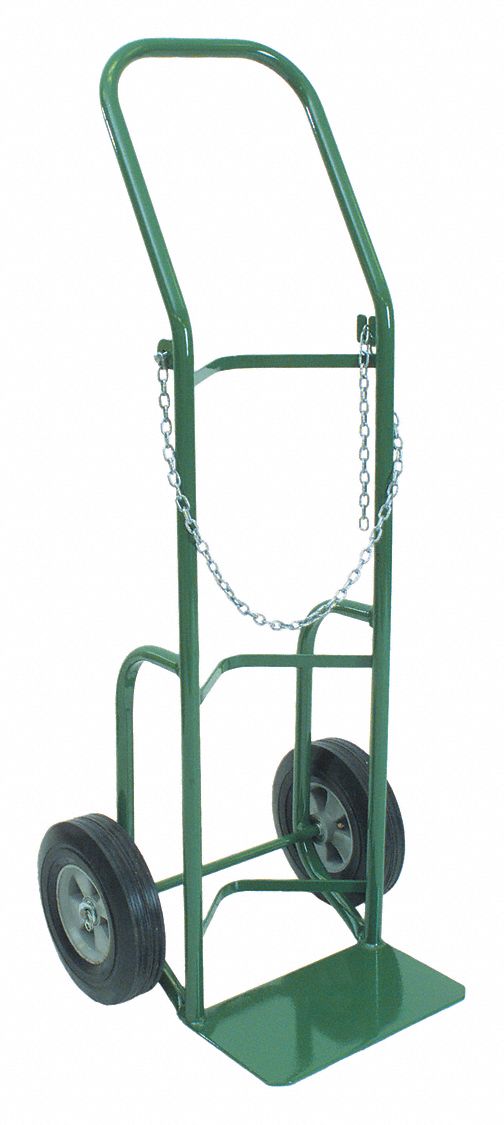Sgl Cylinder Cart 10 Wheel 500 lb Cap