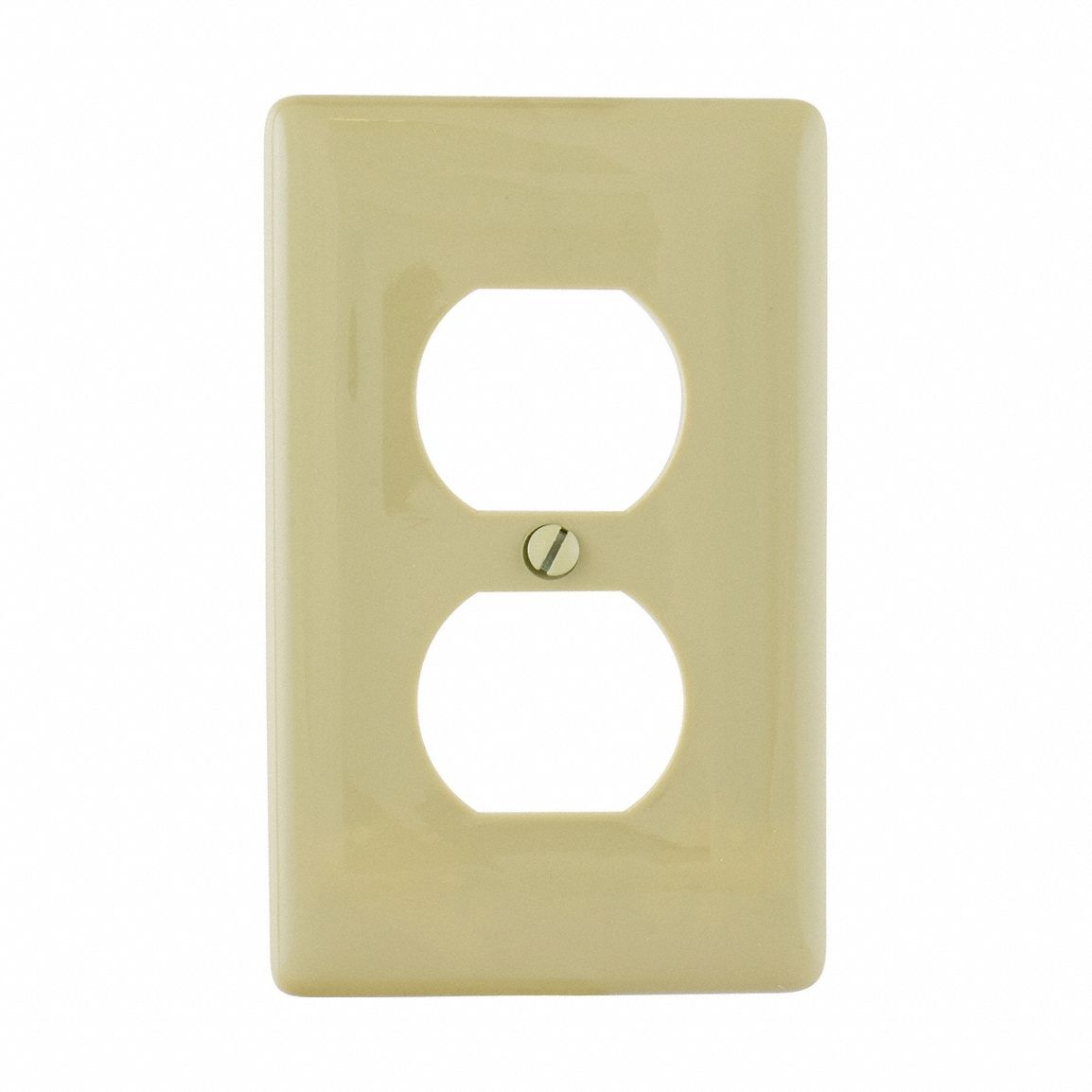 Wall Plate Duplex Outlet Almond Nylon