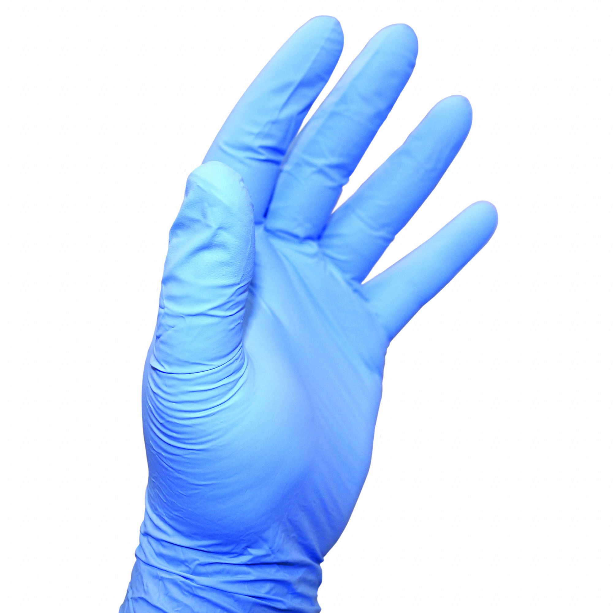 Disposable Gloves: Chemical-Resistant, M, Powder-Free, Nitrile, Smooth, 1, 000 PK
