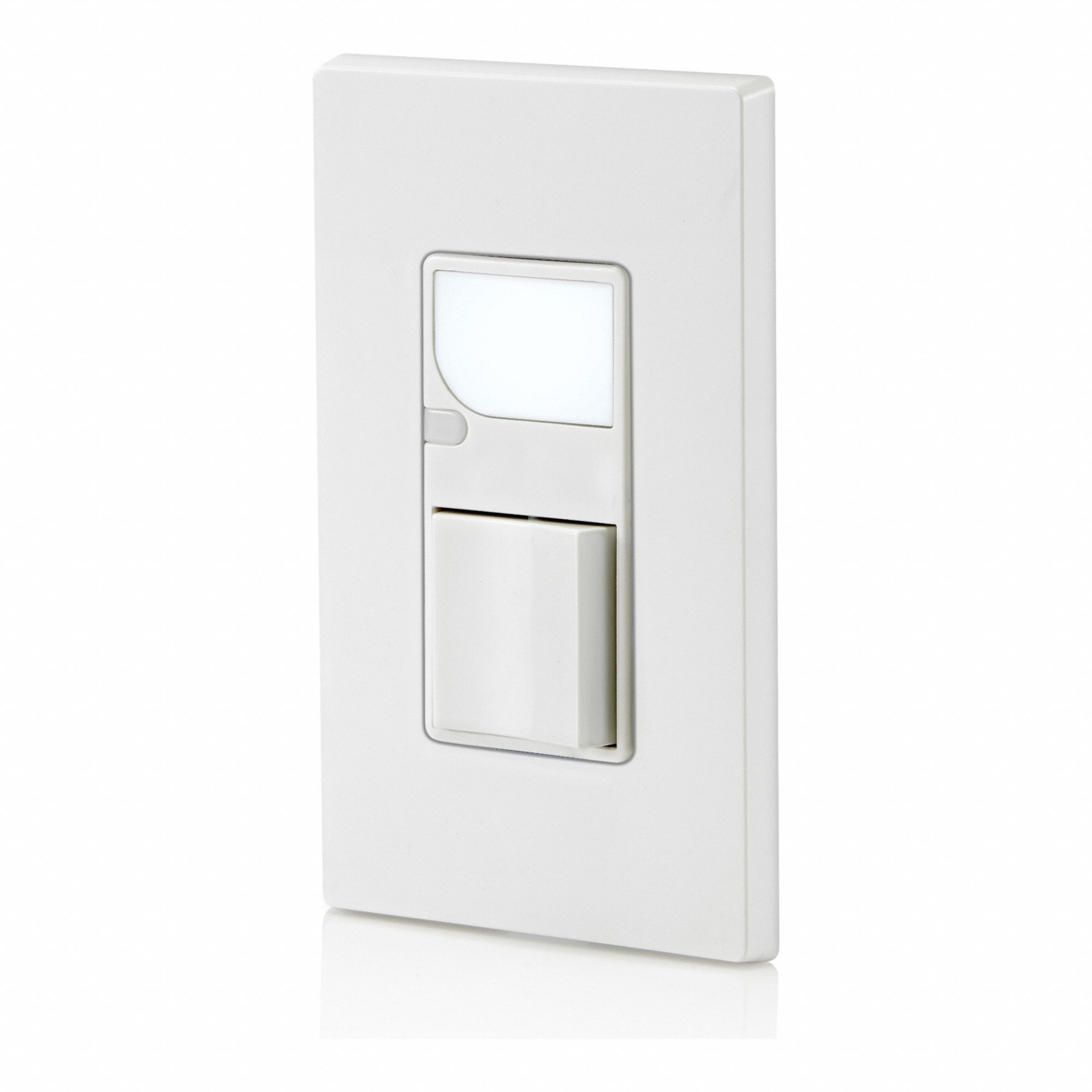Wall Switch: Rocker Switch, Single Pole, White, 15 A, 120V AC, Screw Terminals, Illuminated