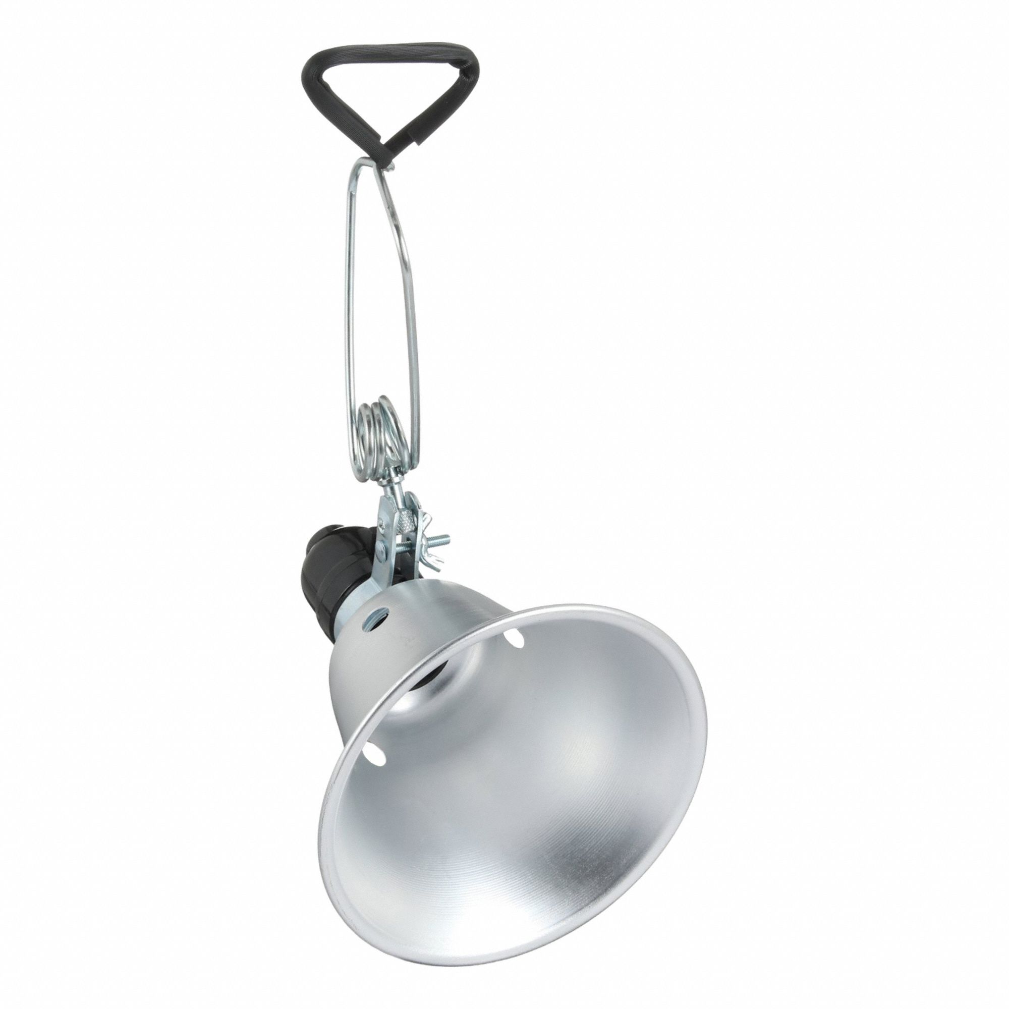 Clamp Lamp Grow Light Socket, Adjustable: 6 ft Power Cord Lg, 120V AC, 8 in Ht