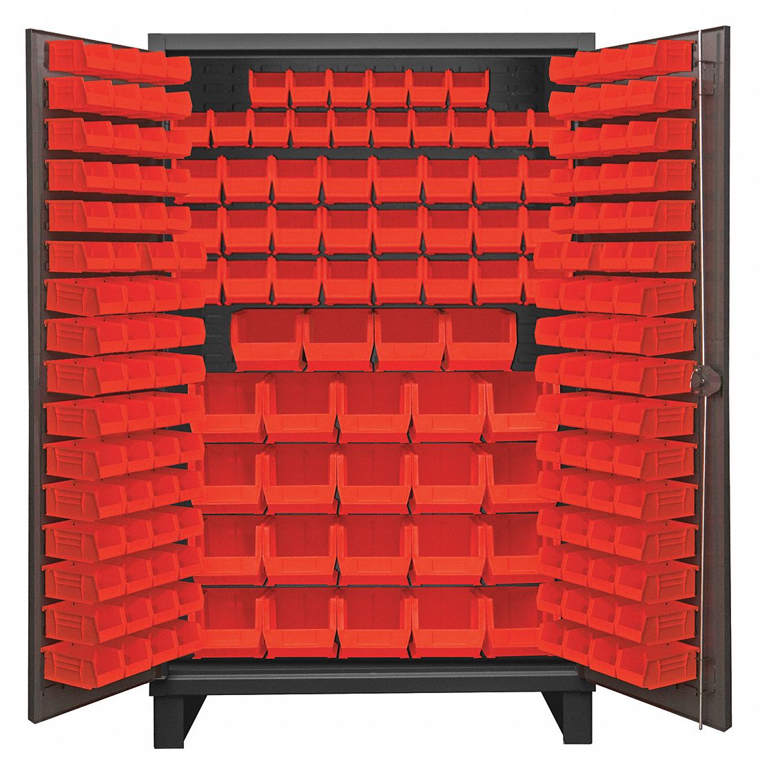 Cabinet With Hook-on-Bins, Flush Doors, 