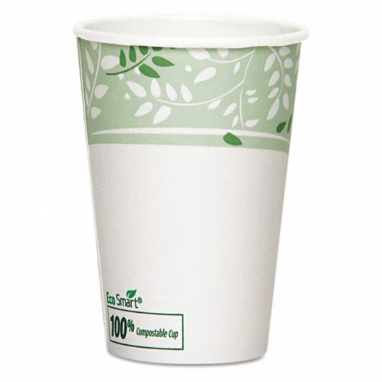 DIXIE, Hot Cup, Paper, Disposable Hot Cup 659F322346PLA Grainger