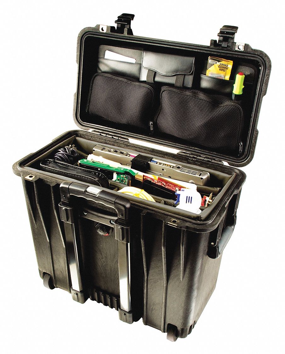 CASE  W/ DIVIDER 50x30.5x45.7CM, BLK